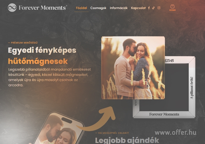 Egyedi fényképes hűtőmágnesek